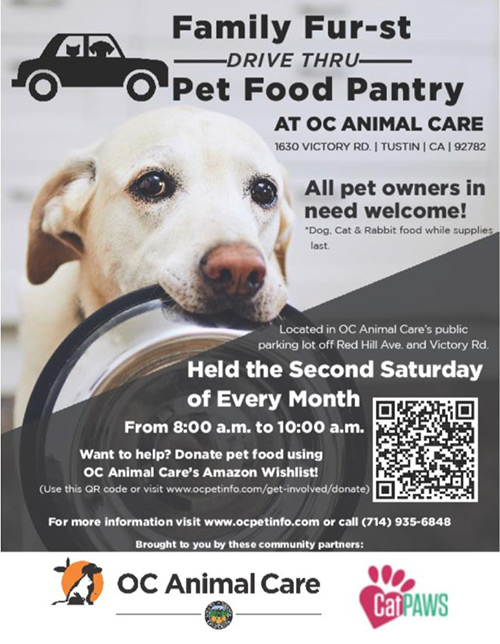 Family Fur-st Pet Food Pantry
